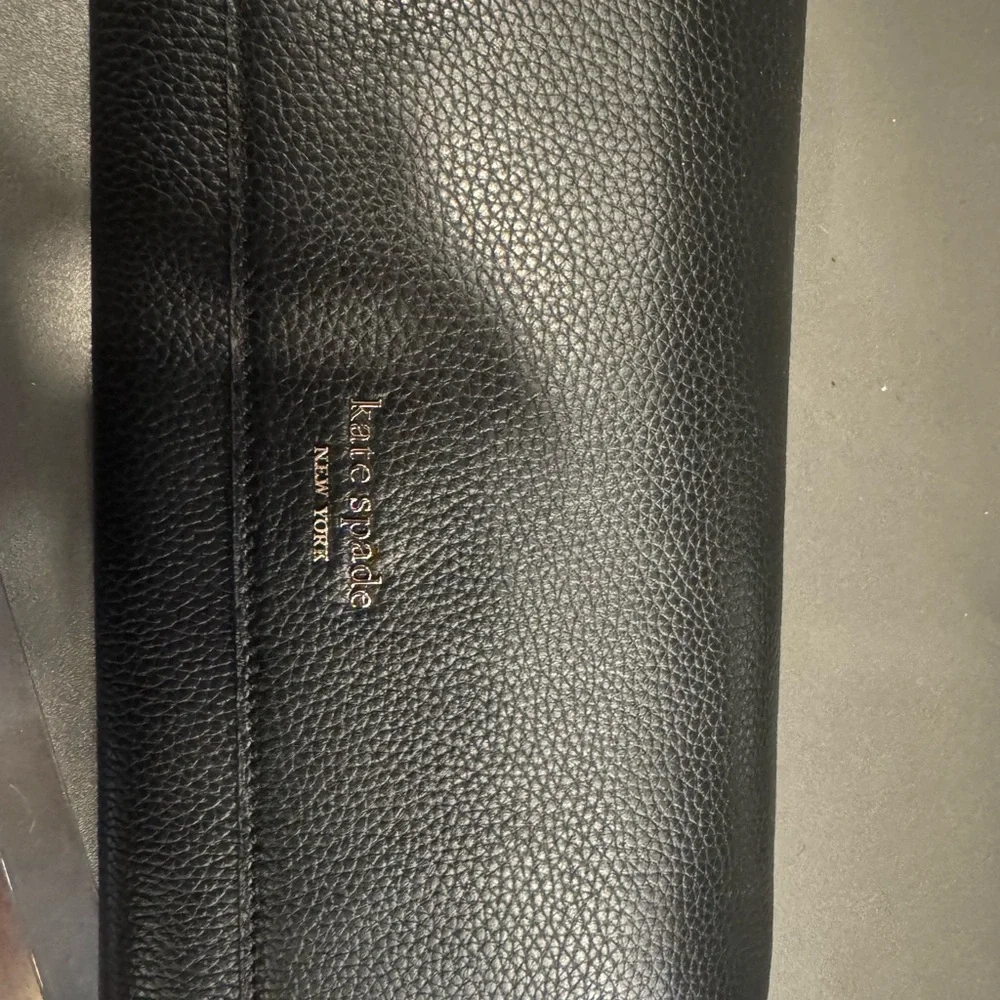 Kate Spade Black and Silver Crossbody Bag with Chain Strap - Picture 2 of 5